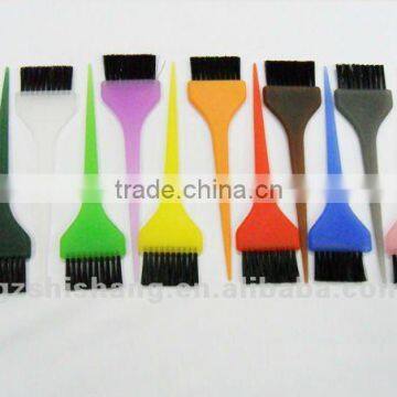 Plastic hair tinting brush, dye brush