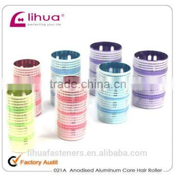 colorful aluminum core hair roller