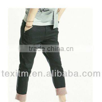 fasionable new design cotton trousers fabric