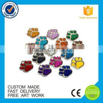 Promotional Cheap Colorful With Glitter Custom Metal Tag photo-2