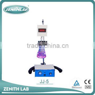 jiangsu zhengji ISO laboratory high temperature magnetic stirrer with heating JJ-5