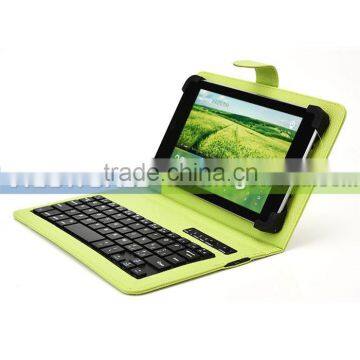 Universal Wireless Bluetooth Keyboard PU Leather Stand Case with Soft Claws for 10 inch tablet