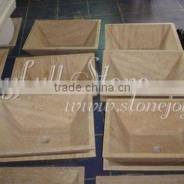 Travertine Vessel Sinks