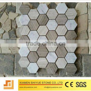 China want to sell white marble mosaic tile