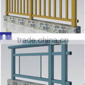 Top quality aluminium profile for handrailing