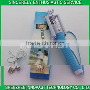 OEM Custom Logo Low Price Extendable Bluetooth Selfie Stick photo-6