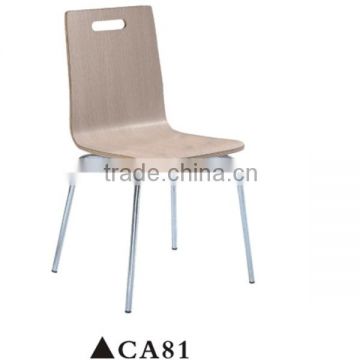 Good design restaurant stainless steel chair for wedding reception CA81