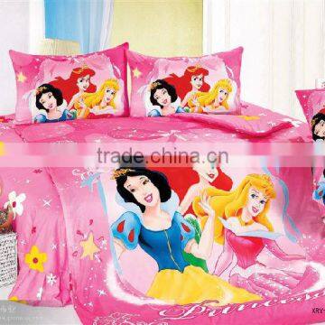 100%cotton bedding set,girl's favor,white snow bedding set