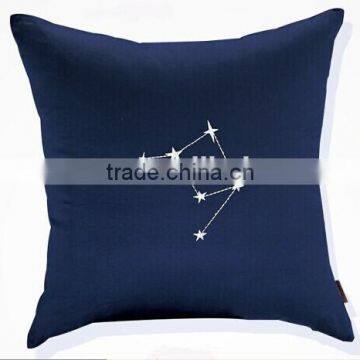 The cushion for leaning on of the zodiac,libra cushion ,manufacturer blue background