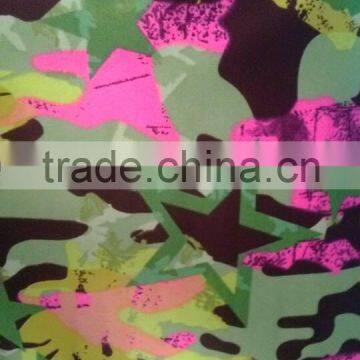 Printed spandex Fabric, Spandex Can be Changed to Lycra, Used for Sportswear, Weighs 160 to 220gsm