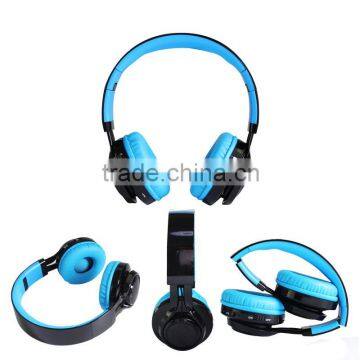 rich OEM experience CSR V 4.1 wireless foldable headphone with built-in mp3 player