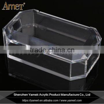 Wholesale custom logo 10mm transparent acrylic jewel display holder