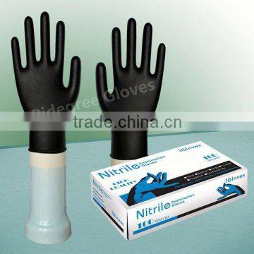 [Gold Supplier] HOT ! Blue Powder Nitrile Gloves