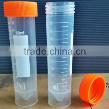 self stand 50ml screw cap centrifuge tube sterile