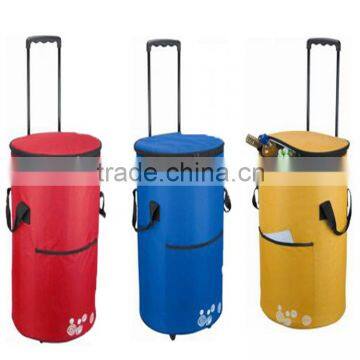 Large Picnic Trolley Cooler Bag With Wheels