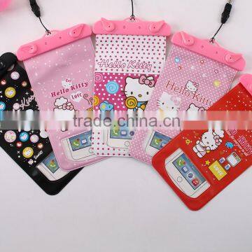 2016 Most Popular Promotional Waterproof Neck Haning Phone Bag