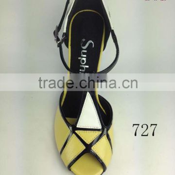 Designers Sandal 3.5'' Heel Dance Shoes Leather