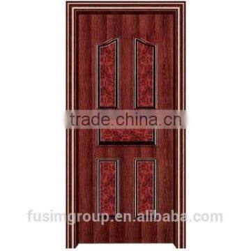 Solid Steel Wooden Door material hotel interior door