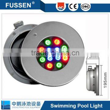 OEM Good design swimming pool led balls underwater light swimming pool lighting 40w/3w rgb pool light with ce/rohs cetification