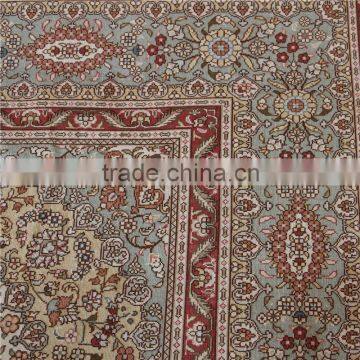 5x8ft Persian Silk Rugs Popular Sale Golden Sunflower Designs Silk Rug photo-5