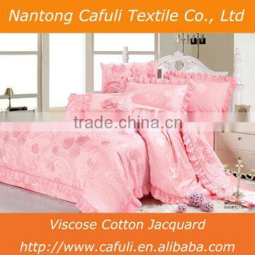 Cotton/Viscose Jacquard Fabric for home textile fabric