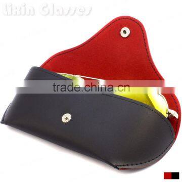 Last New Hot Sale Sunglasses Storage Compression Eye Glasses Hard Case Box Black Red Color 170*70*40mm Case004 photo-4