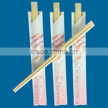 Paper Cover Disposable Bamboo Tensoge Chopsticks 30pcs