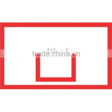 LVL-solid composite basketball backboard
