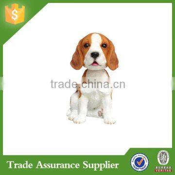 Factory Wholesale Dog Figurine Polyresin Dog Bobble Head