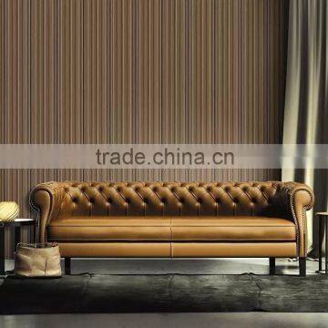 Chinese project stripe vinyl wallcovering