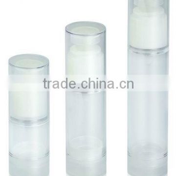 pastic vacuum lotion bottle cosmetic container with pump