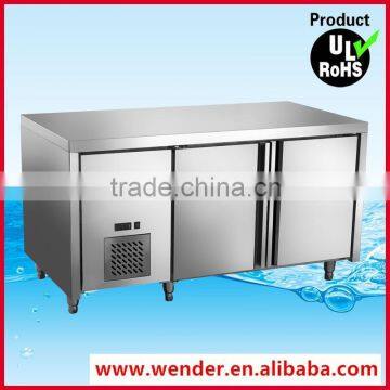 300L New Style Luxury Type 304 Stainless Steel under counter freezer
