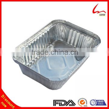 Disposable Oblong Aluminum Foil Food Trays