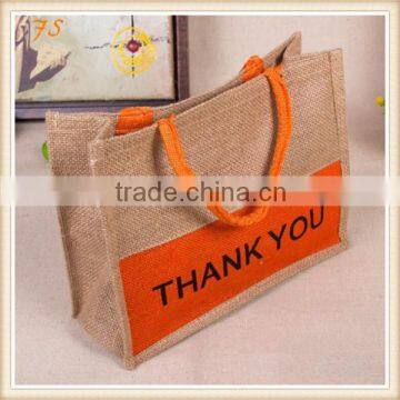 Thank you jute bag for promotion