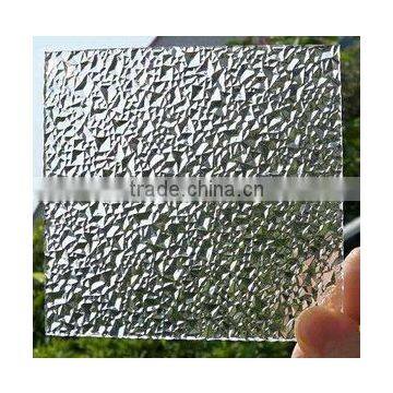 Transparent Polycarbonate Particle/Embossed Sheet