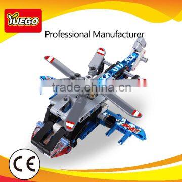 Educational Puzzle Plastic Building Blocks Child Toy Flying Rescue Helicopter photo-4