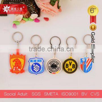 various countries football team soft pvc keychain pvc rubber key chain