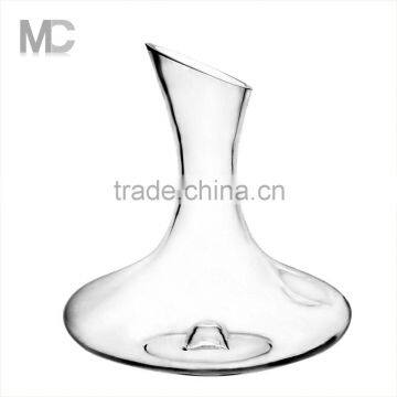 Hot Sale Unique Large Single Clear Glass Vintage Wine Decanter