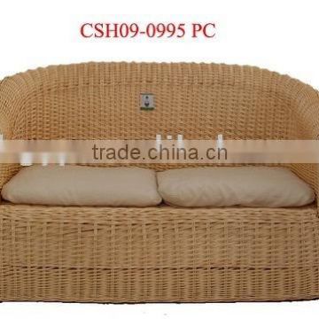 willow/wicker sofa