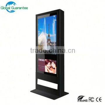 Stand alone CE ROSH IP65 high brightness 65 inch outdoor lcd advertising