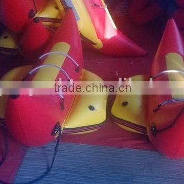 hot sale pvc inflatable banana boat for sale