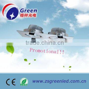 led grille aluminum material lamp lighting ac85-265V 2 leds