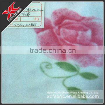 Polyester Printed Brushed Fabric