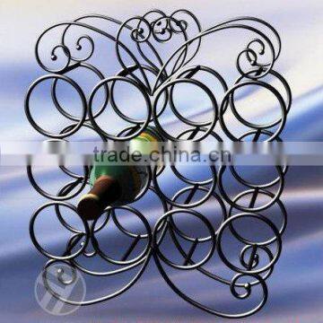 Metal Wire Wine Bottle Holder (HF-A-0131)