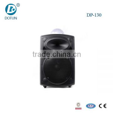 10 inch pa speaker system bluetooth wireless remote portable professional speaker with led light and usb input