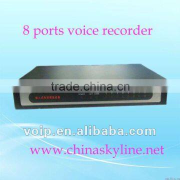 8line digital voice recorder 2000hours,8gb