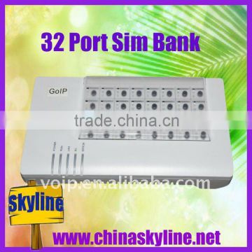 32 port gsm sim server for goip/Remote SIM Card Emulator and automatic IMEI change