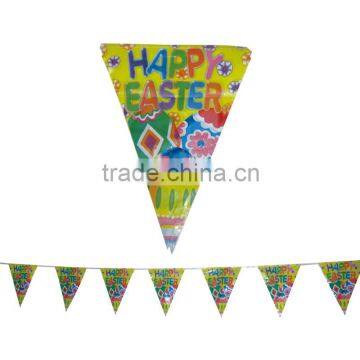 Happy Easter bunting string flag line