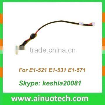 laptop dc jack for Toshiba Satellite (Pro) U500 U505 power jack connector with cable
