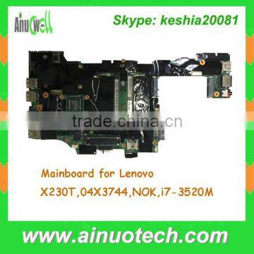 i7 Laptop system board for Lenovo X230T Mainboard motherboard FRU 04X3744 CPU NOK i7-3520M